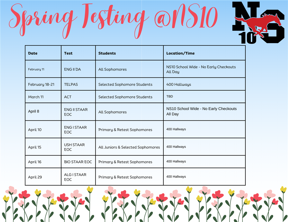  SPRING TESTING @ NS10